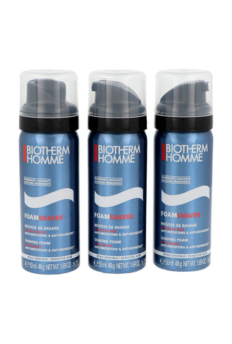 Zestaw Biotherm Travel Trio Sensitive Skin Shaving Foam 3x50ml 2