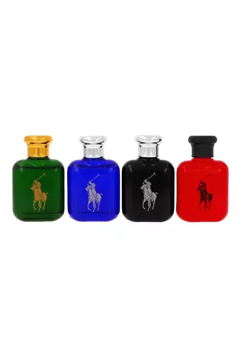 Zestaw Ralph Lauren Polo Collection Green Edt 15ml + Blue Edt 15ml + Red Edt 15ml + Black Edt 15ml 2