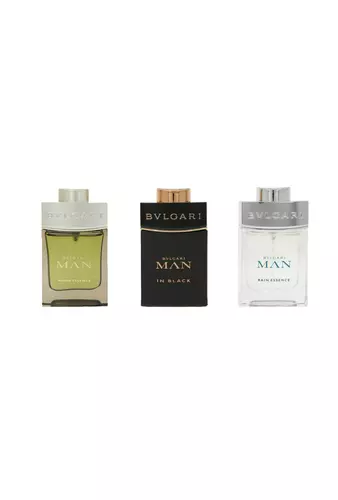 Zestaw Bvlgari Miniatures Collection Man In Black Edp 15ml + Man Wood Essence Edp 15ml + Man Rain Essence Edp 15ml 2