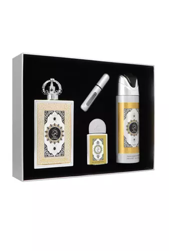 Zestaw Lattafa King Of Arabia Edp 100ml + Edp 20ml + Deodorant 200ml 3