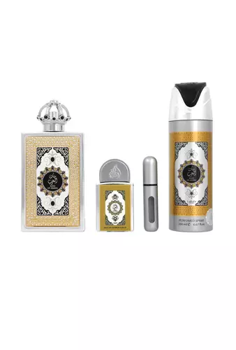 Zestaw Lattafa King Of Arabia Edp 100ml + Edp 20ml + Deodorant 200ml 2