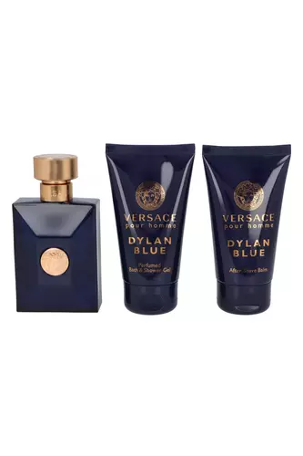 Set Versace Dylan Blue Pour Homme Edt 50ml + Shower Gel 50ml + After Shave Balm 50ml 2
