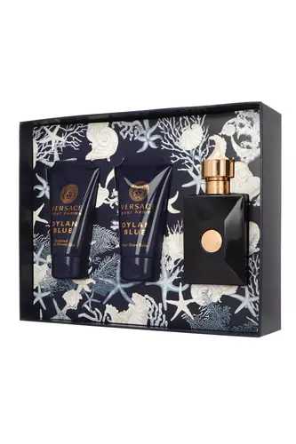 Set Versace Dylan Blue Pour Homme Edt 50ml + Shower Gel 50ml + After Shave Balm 50ml 3