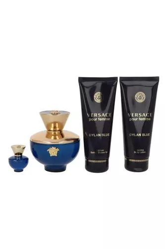 Zestaw Versace Dylan Blue Pour Femme Edp 100ml + Body Lotion 100ml + Shower Gel 100ml + Edp 5ml 2