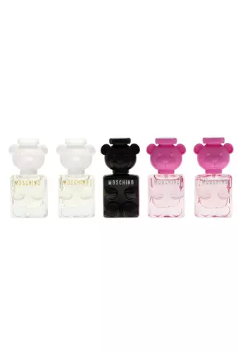 Set Moschino Miniatures Collection Toy 2 Bubble Gum Edt 5ml x2 + Toy 2 Edp 5ml x2 + Toy Boy Edp 5ml 2
