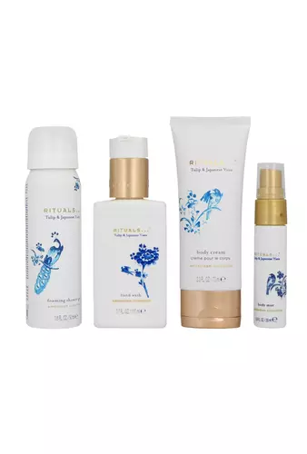 Zestaw Rituals Amsterdam Collection Foaming Shower Gel 50ml + Body Cream 70ml + Hand Wash 110ml + Body Mist 20ml + Cosmetic Bag 2