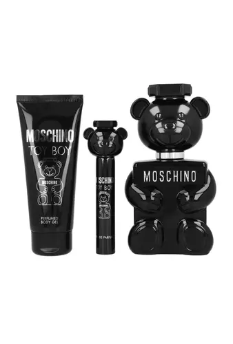 Set Moschino Toy Boy Edp 100ml + Shower Gel 100ml + Edp 10ml 2