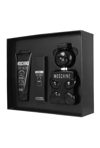 Set Moschino Toy Boy Edp 100ml + Shower Gel 100ml + Edp 10ml 3