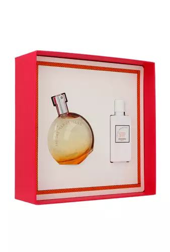 Set Hermes Eau Des Merveilles Edt 50ml + Body Lotion 40ml 3