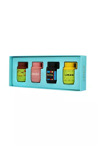 Zestaw Armaf Odyssey Miniatures Collection Edp 12ml x 4: Dubai Chocolat, Candee, Spectra Rainbow, Limoni Fresh 3