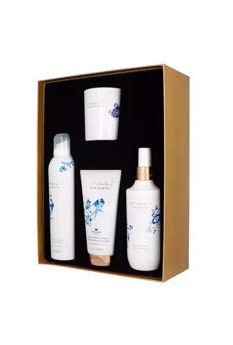 Zestaw Rituals Amsterdam Collection Shower Gel 200ml + Body Lotion 150ml + Candle 140g + Home Parfum 200ml 3