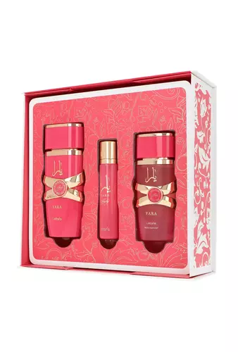 Set Lattafa Yara Candy Edp 100ml + 12ml Edp + Hair Mist 50ml 4