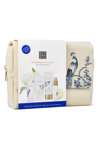 Zestaw Rituals Amsterdam Collection Medium Body Cream 70ml + Foaming Shower Gel 50ml + Body Scrub 70ml + Body Mist 20ml + Pouch 3