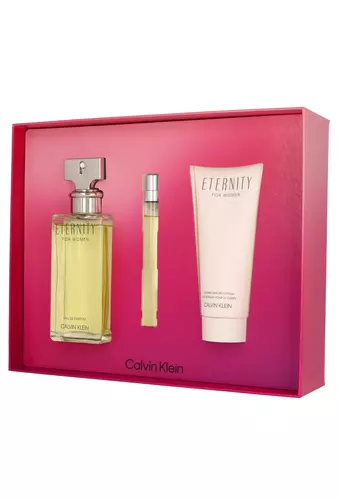 Set Calvin Klein Eternity Women Edp 100ml + Body Lotion 100ml + Edp 10ml 3