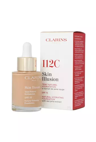Clarins Skin Illusion Natural Hydrating Foundation SPF15 112 Amber 30ml 2