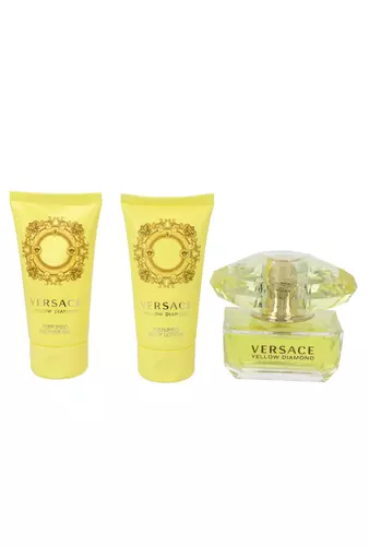 Set Versace Yellow Diamond Edt 50ml + Body Lotion 50ml + Shower Gel 50ml 2