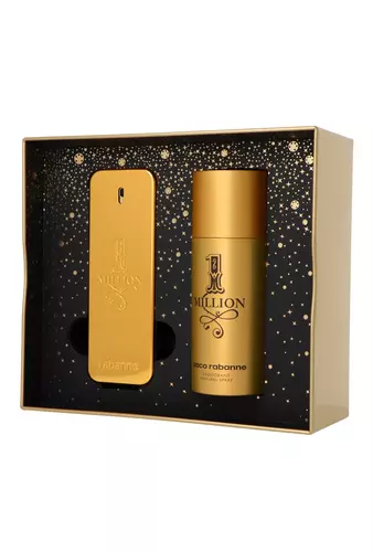 Set Paco Rabanne 1 Million Edt 100ml + Deospray 150ml 3