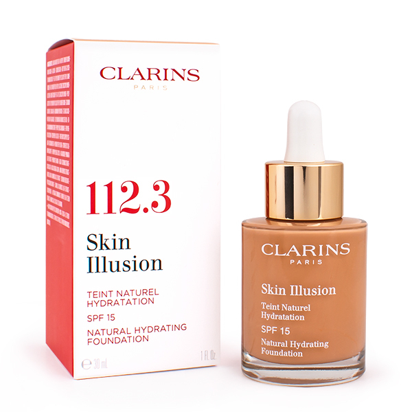 Clarins Skin Illusion Natural Hydrating Foundation Spf 15 112,3N Sandalwood 30ml by Clarins