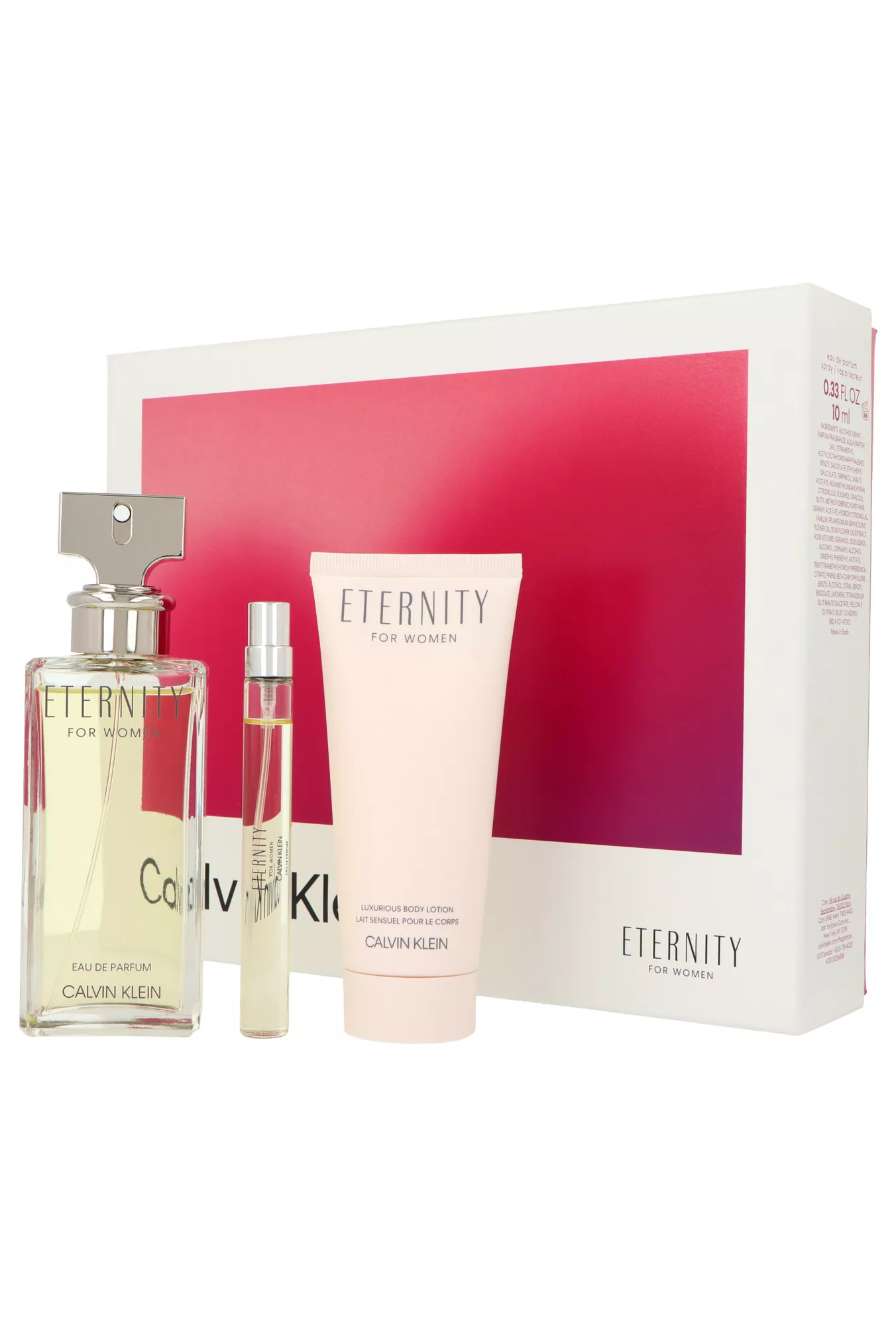 Set Calvin Klein Eternity Women Edp 100ml + Body Lotion 100ml + Edp 10ml by Calvin Klein