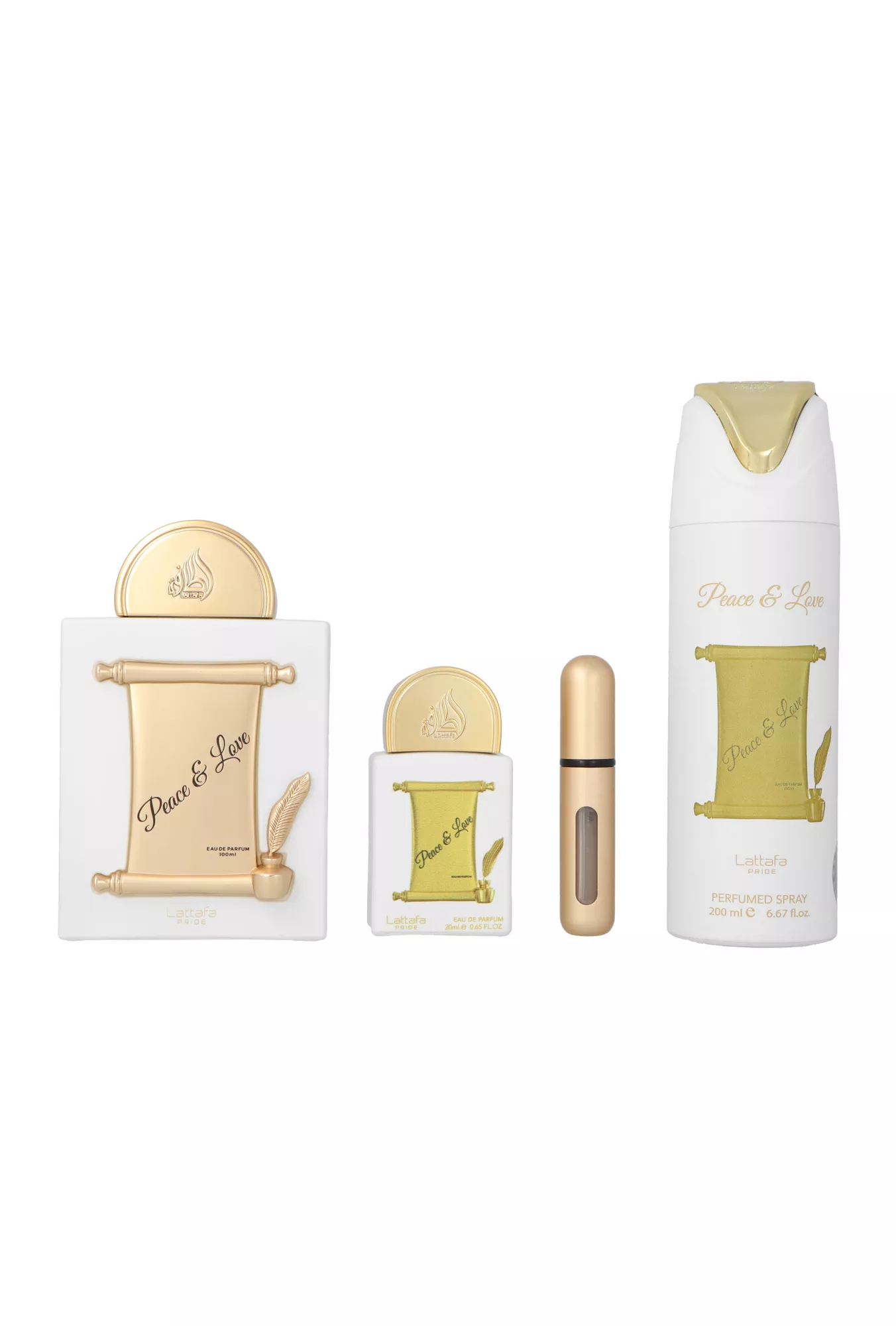 Set Lattafa Peace & Love Edp