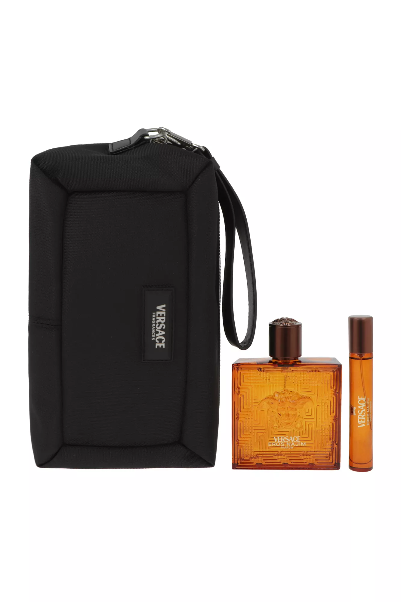Set Versace Eros Najim Parfum 100ml + Parfum 10ml + Pouch by Versace