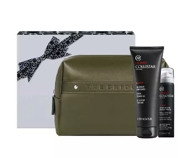 Set Collistar Uomo Shower Gel 250ml + Mini Foam 75ml + Pouch by Collistar