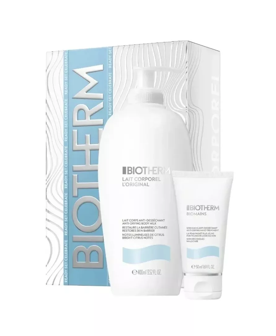 Set Biotherm Lait Corporel 400ml + Biomains Vitamine 50ml by Biotherm