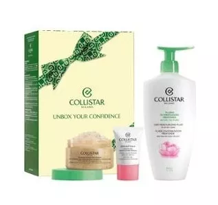 Set Collistar Unbox Your Confidence Fluid Moisturizing 400ml + Scrub 150g + Gel Cream 15ml by Collistar