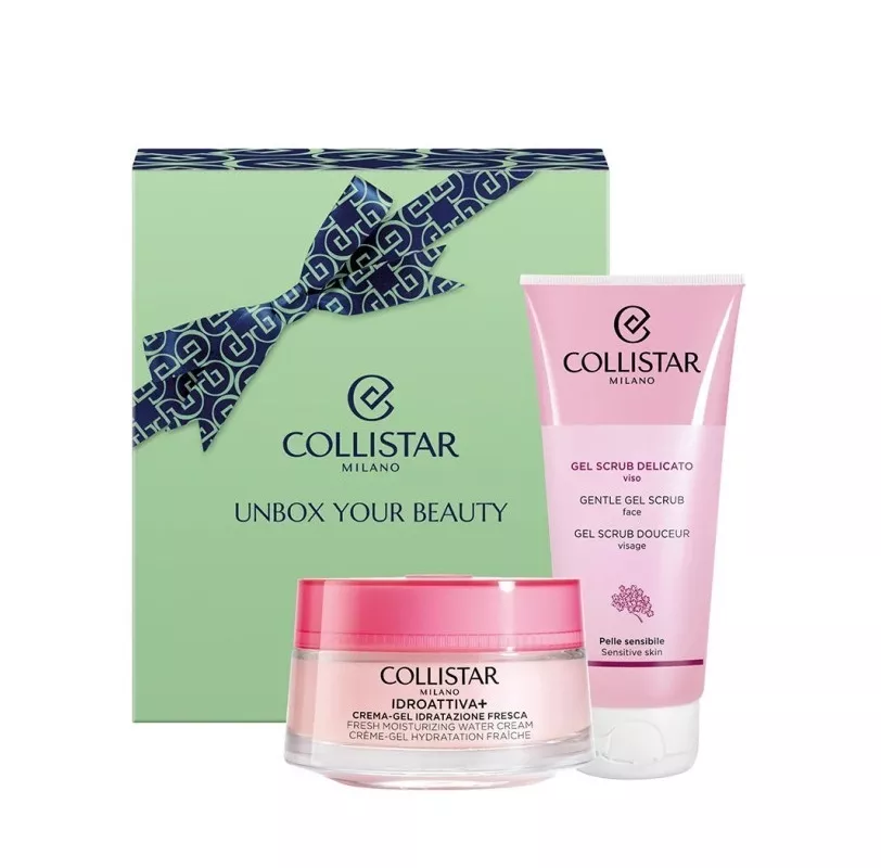 Set Collistar Unbox Your Beauty Idroattiva Fresh Hydrating Cream 50ml + Gentle Scrub 100ml by Collistar