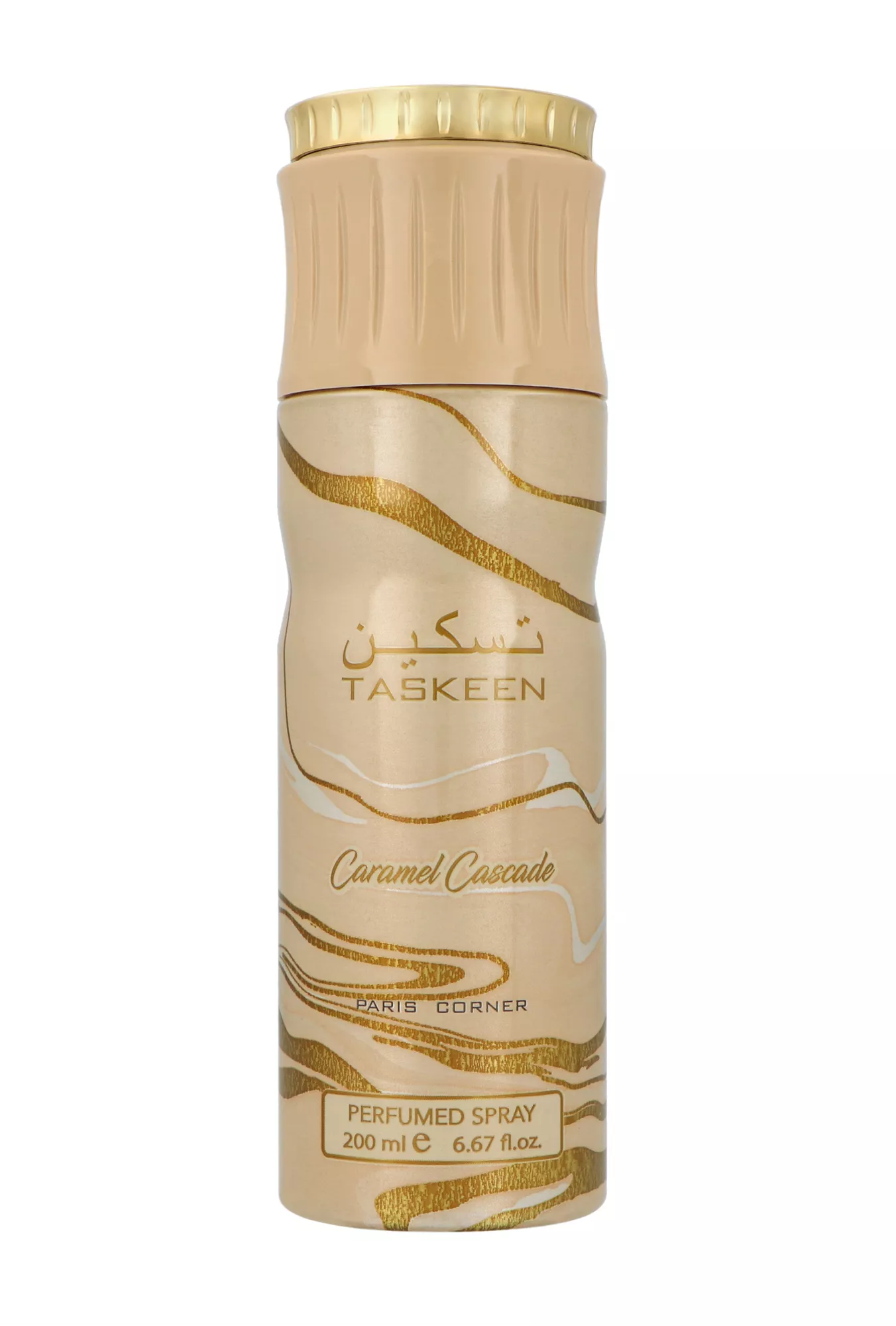Paris Corner Taskeen Caramel Cascade Deospray 200ml by Paris Corner