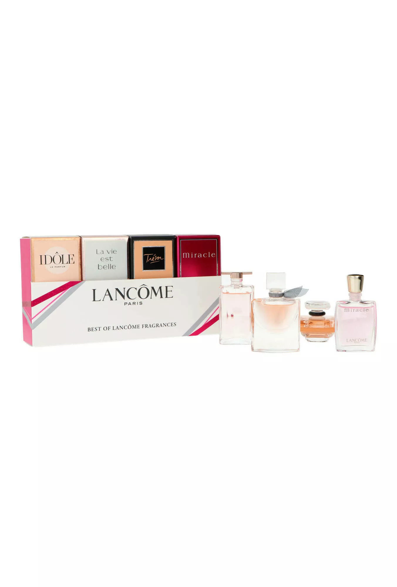 Set Lancome Miniatures Best Of Lancome Fragrances: Tresor Edp 7,5ml + Idole Edp 5ml + La Vie Est Belle Edp 4ml + Miracle Edp 5ml by Lancome
