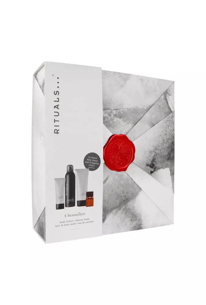 Zestaw Rituals The Ritual Of Homme - Medium 2025: Edp 15ml + Shower Foaming 200ml + Shampoo 70ml + Face Scrub 125ml 1