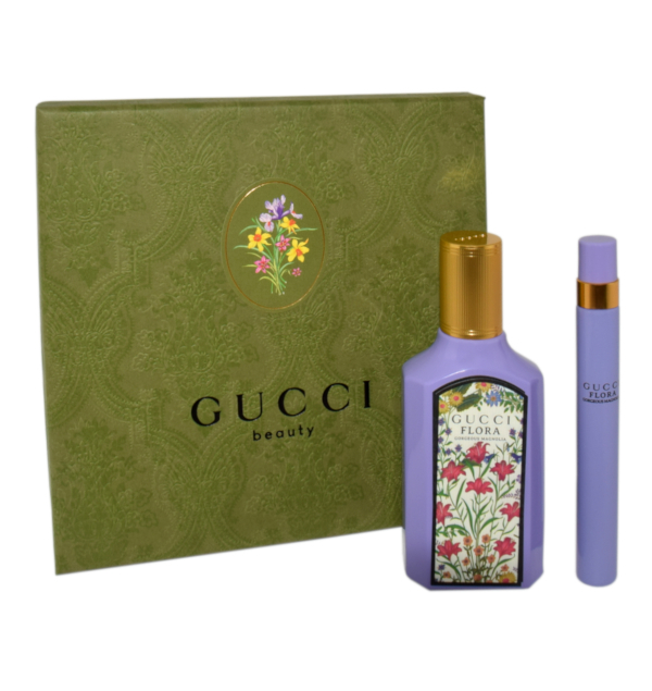 Set Gucci Flora gorgeous Magnolia Edp 50ml + Travel Spray 10ml 1