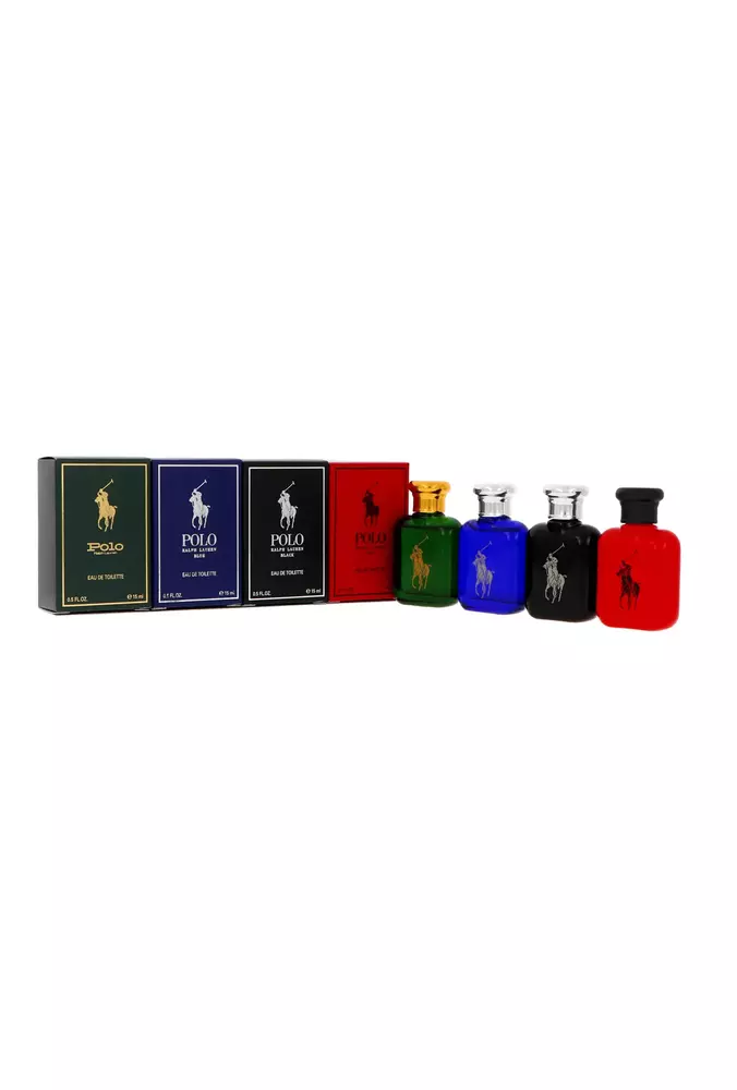 Zestaw Ralph Lauren Polo Collection Green Edt 15ml + Blue Edt 15ml + Red Edt 15ml + Black Edt 15ml 1