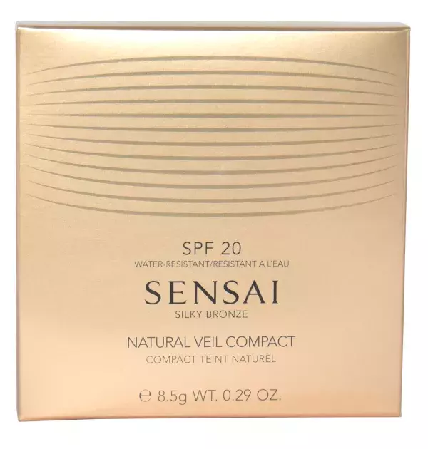 Sensai Silky Bronze Natural Veil Compact Sc02 Natural Spf 20 8,5g 1
