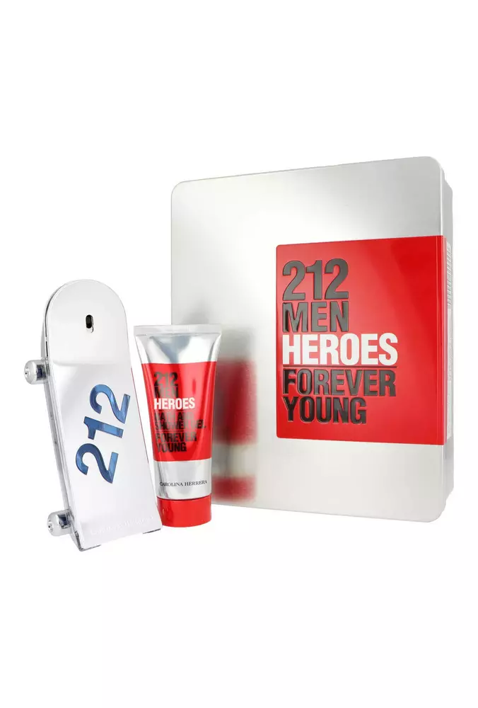 Set Carolina Herrera 212 Heroes Edt 90ml + Shower Gel 100ml 1