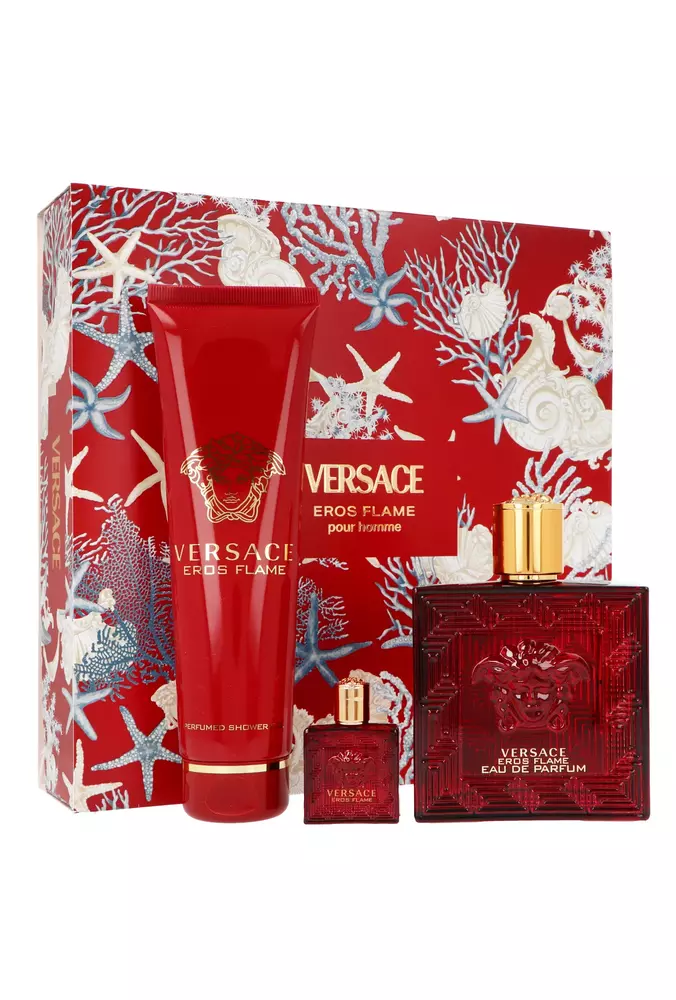 Zestaw Versace Eros Flame Edp 100ml + Shower Gel 150ml + Edp 5ml 1