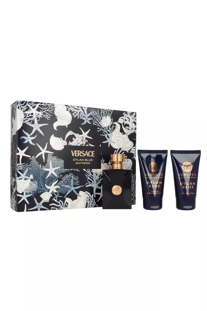 Set Versace Dylan Blue Pour Homme Edt 50ml + Shower Gel 50ml + After Shave Balm 50ml 1