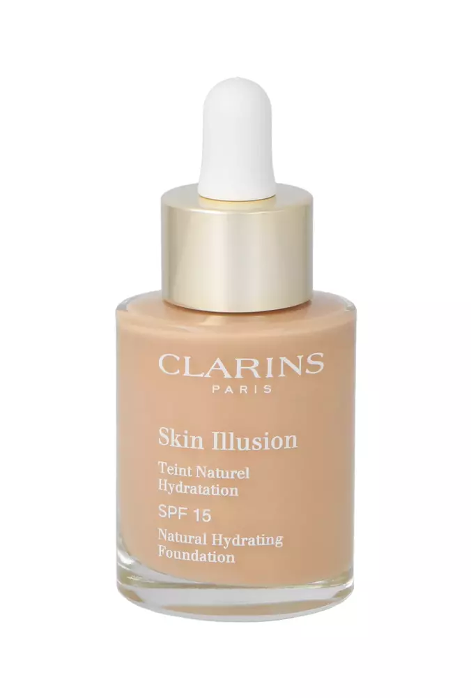 Clarins Skin Illusion Natural Hydrating Foundation SPF15 112 Amber 30ml 1