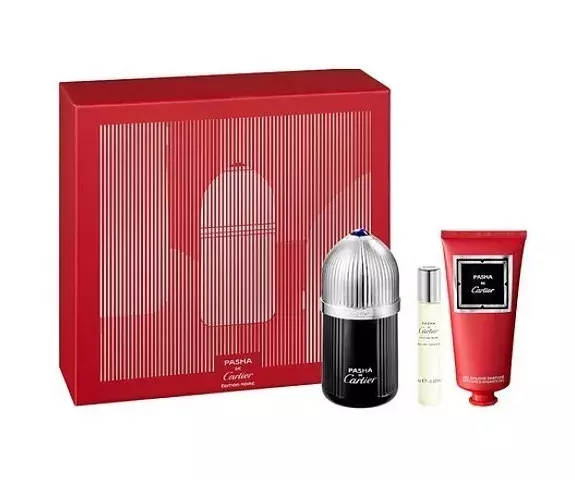 Set Cartier De Pasha Edition Noire Edt 100ml + Edt 10ml + Shower Gel 100ml 1