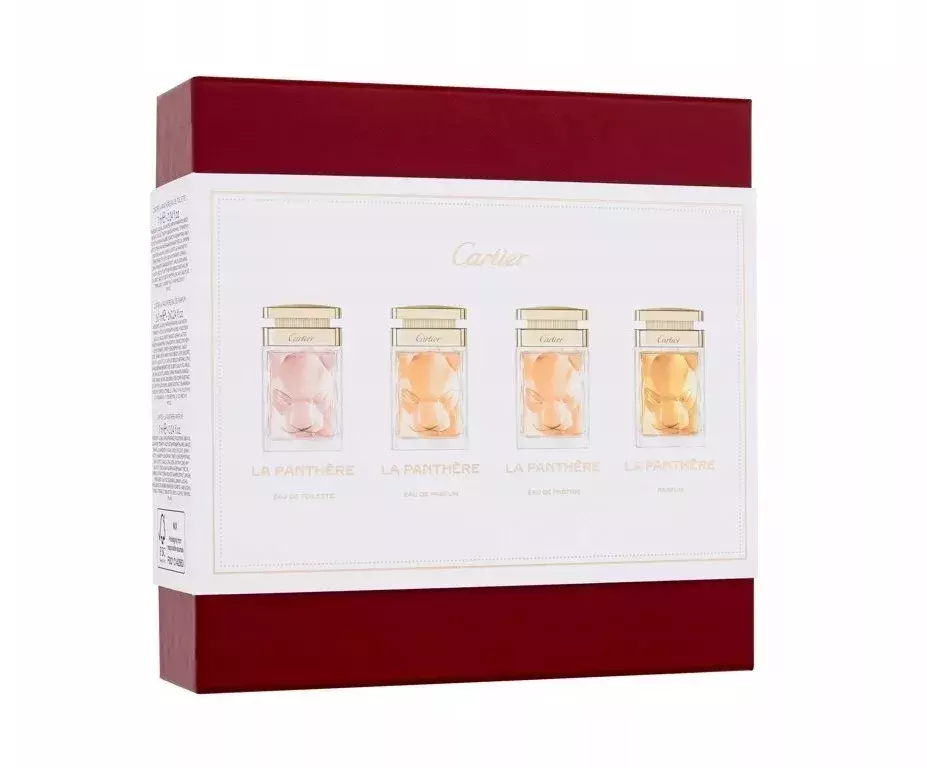 Zestaw Cartier La Panthere Miniatures Collection: Edt 7ml + Edp 7ml x 2 + Parfum 7ml 1