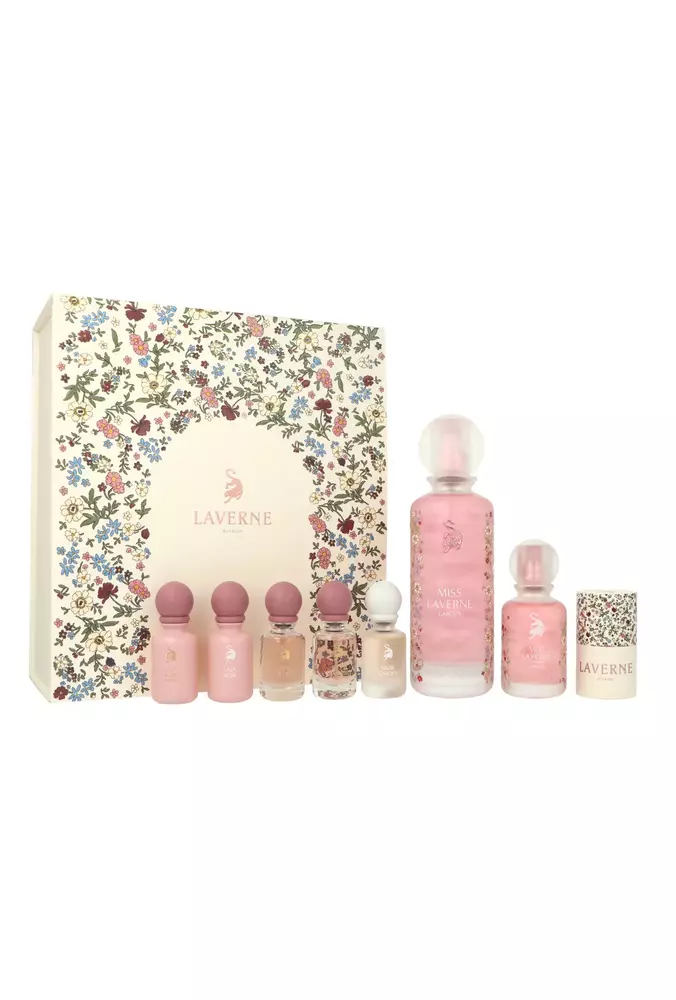 Zestaw Laverne Miss Laverne Edp 200ml + Hair Mist 50ml + Little Garden Collection 5x Edp 10ml 1