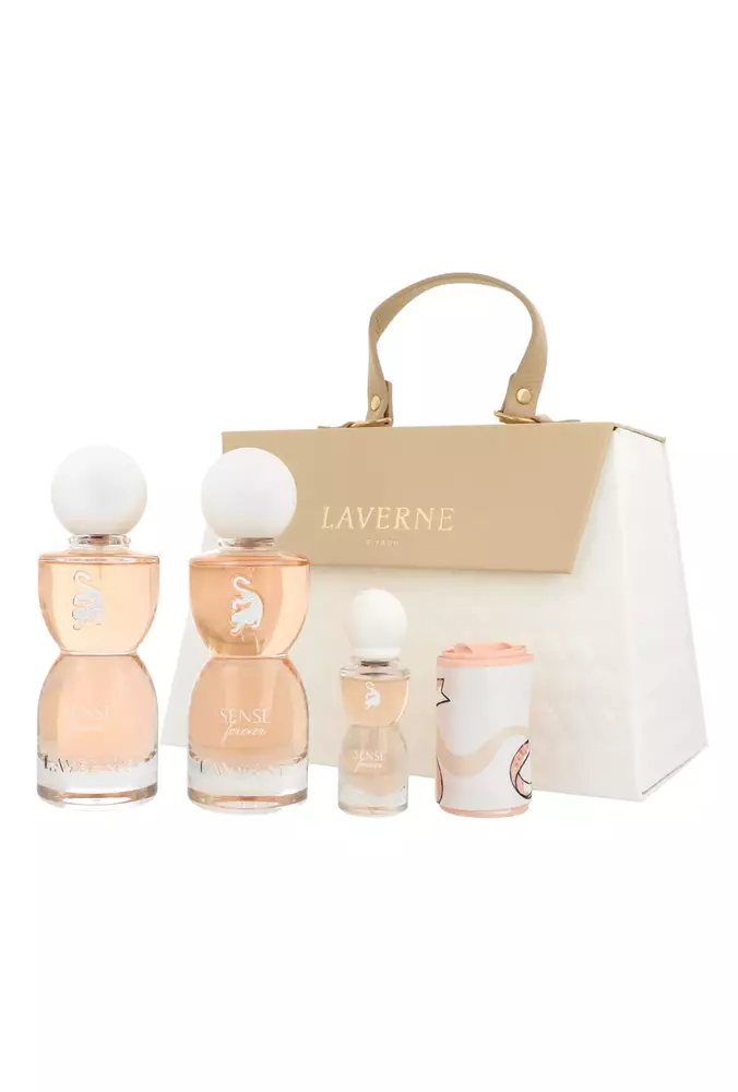 Set Laverne Sense Forever Edp 75ml + Edp 10ml + Hair Mist 75ml 1