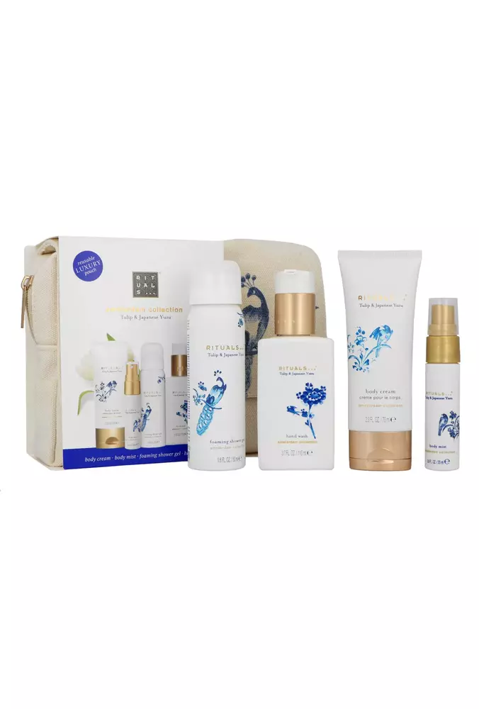 Zestaw Rituals Amsterdam Collection Foaming Shower Gel 50ml + Body Cream 70ml + Hand Wash 110ml + Body Mist 20ml + Cosmetic Bag 1