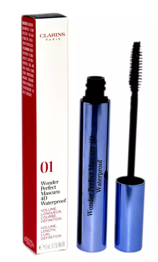 Clarins Wonder Perfect Mascara 4D Waterproof 01 Perfect Black 8ml 1