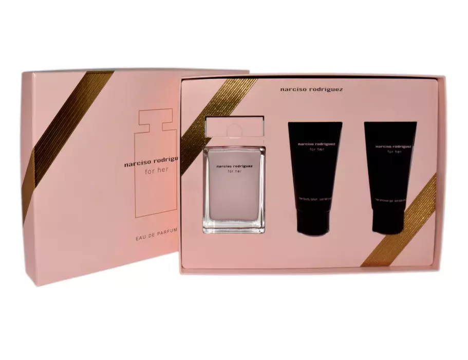 Set Narciso Rodriguez For Her Edp 50ml + Body Lotion 50ml + Shower Gel 50ml 1