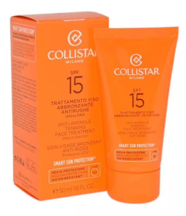 Collistar Anti-Wrinkle Tanning Face Treatment Spf 15 50ml 1