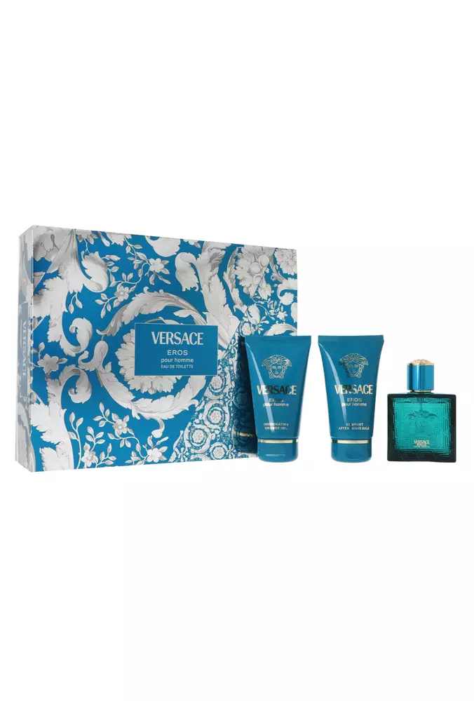 Set Versace Eros Pour Homme Edt 50ml + Shower Gel 50ml + After Shave Balm 50ml 1