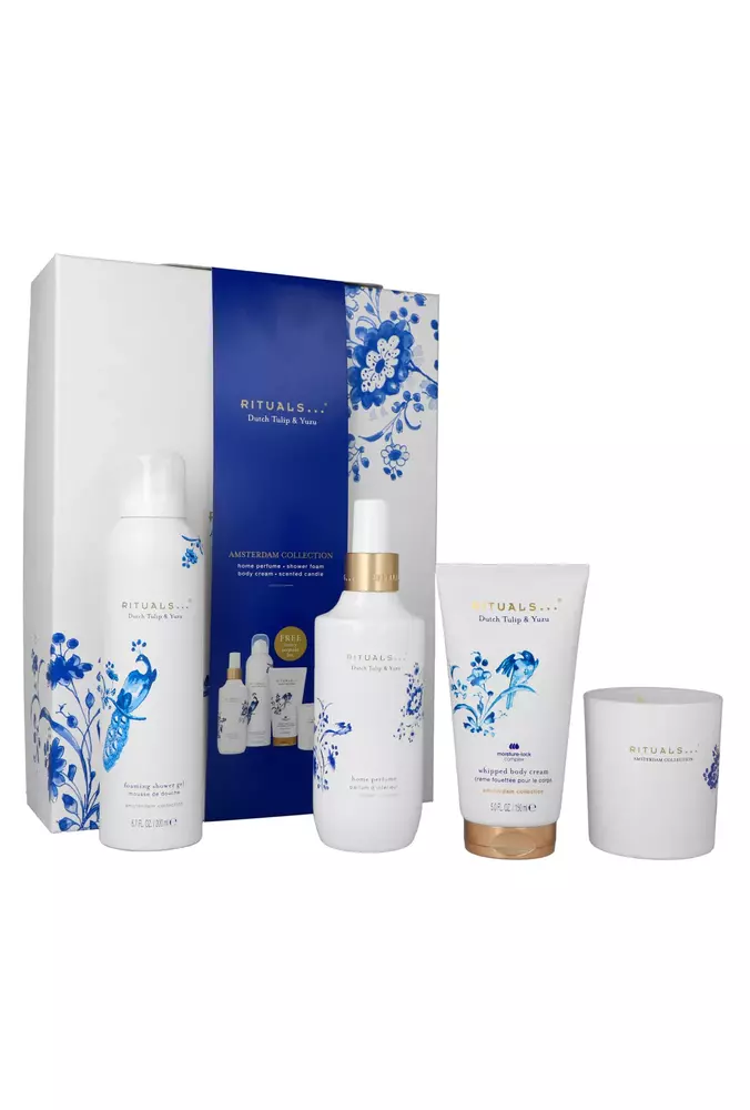 Zestaw Rituals Amsterdam Collection Shower Gel 200ml + Body Lotion 150ml + Candle 140g + Home Parfum 200ml 1