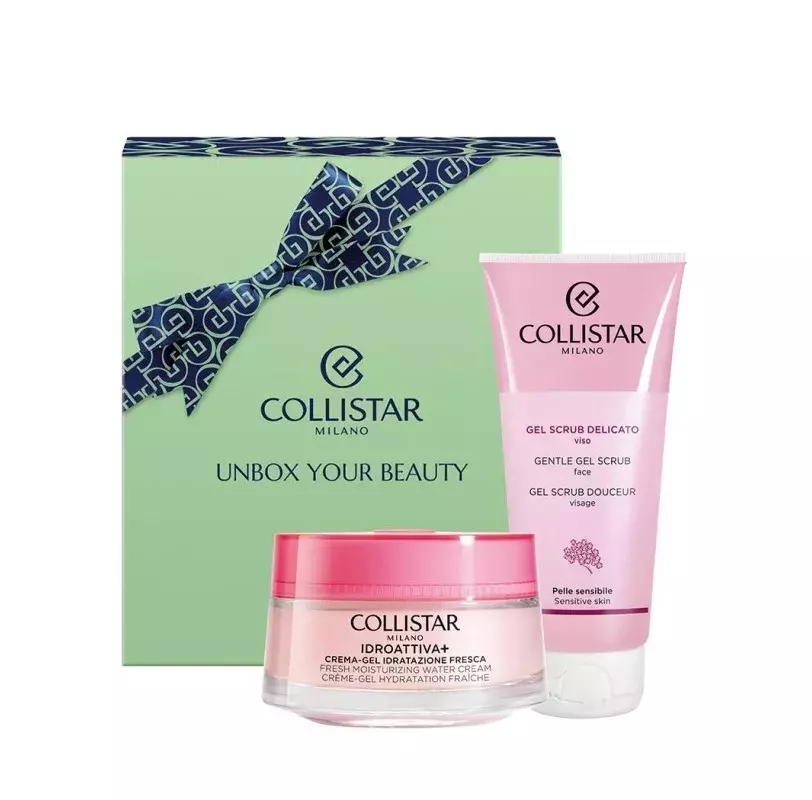 Set Collistar Unbox Your Beauty Idroattiva Fresh Hydrating Cream 50ml + Gentle Scrub 100ml 1